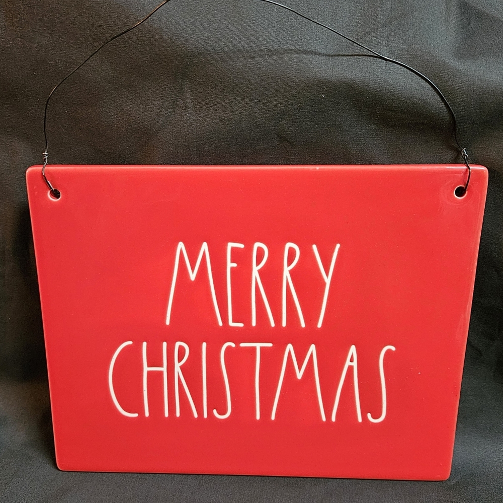 Rae Dunn Merry Christmas Holiday Wall Decor